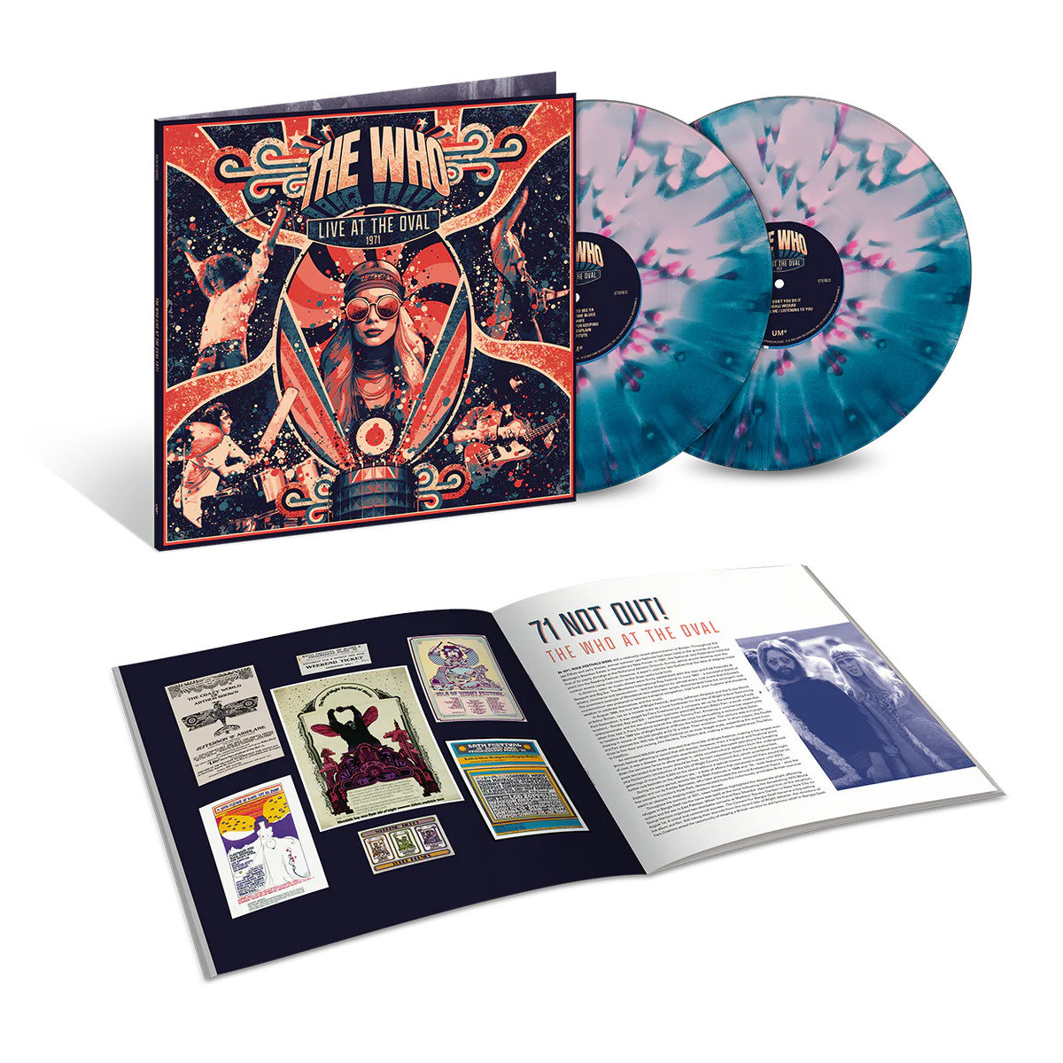 Live At The Oval 1971: Blue & Pink Splatter Vinyl 2LP