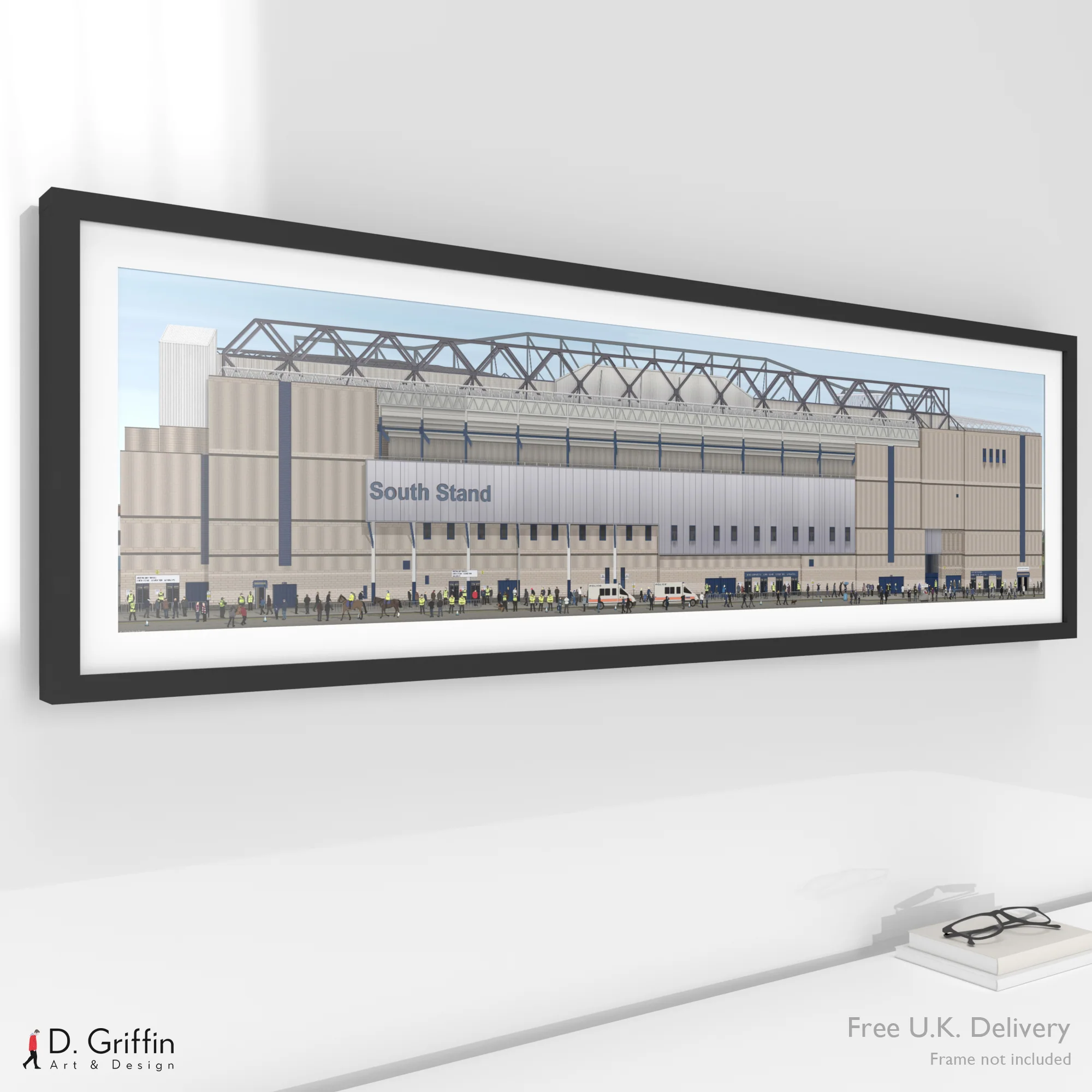 Tottenham Hotspur – White Hart Lane Stadium Panoramic Illustration