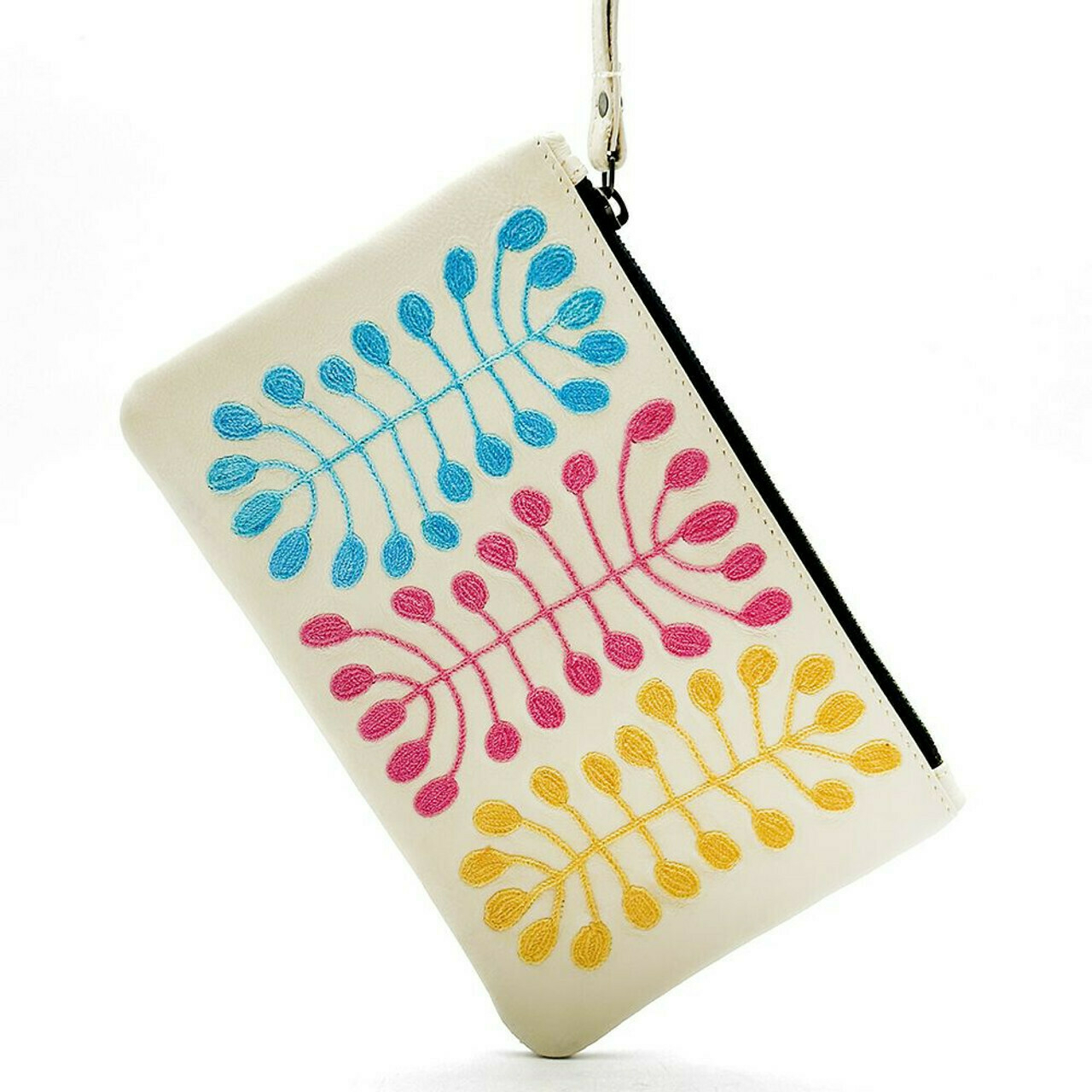 Leather Clutch Bag - Mitjili