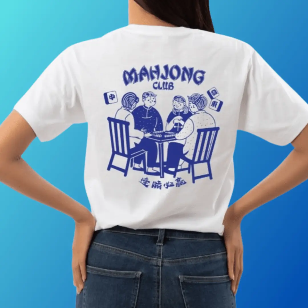 Untitleddesign_28_1800x1800.png.png The Steam Room - T-Shirt: Mahjong Club