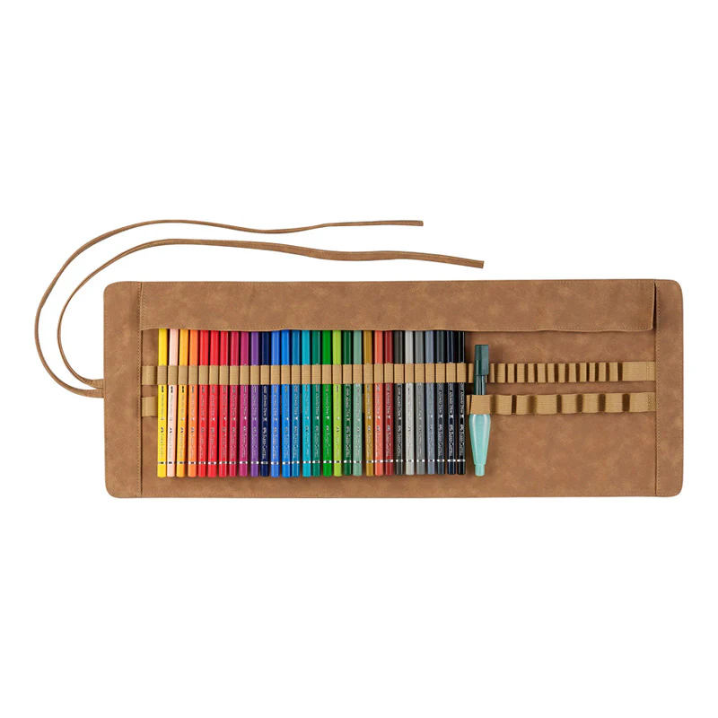 Watercolour pencil set 30 roll case