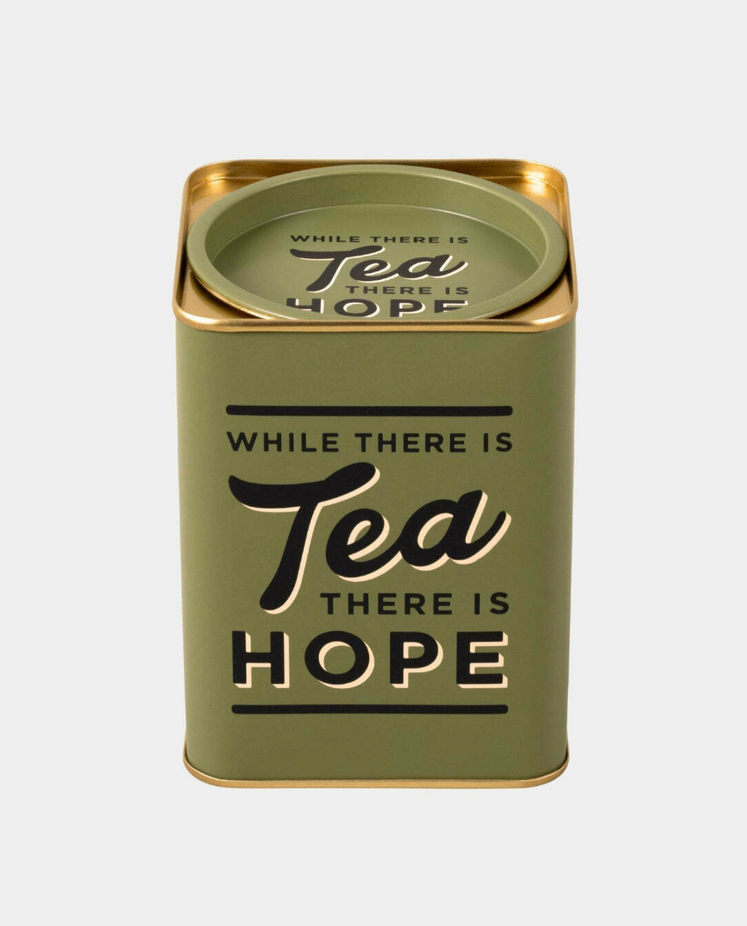 While There is Tea There is Hope Tea Tin