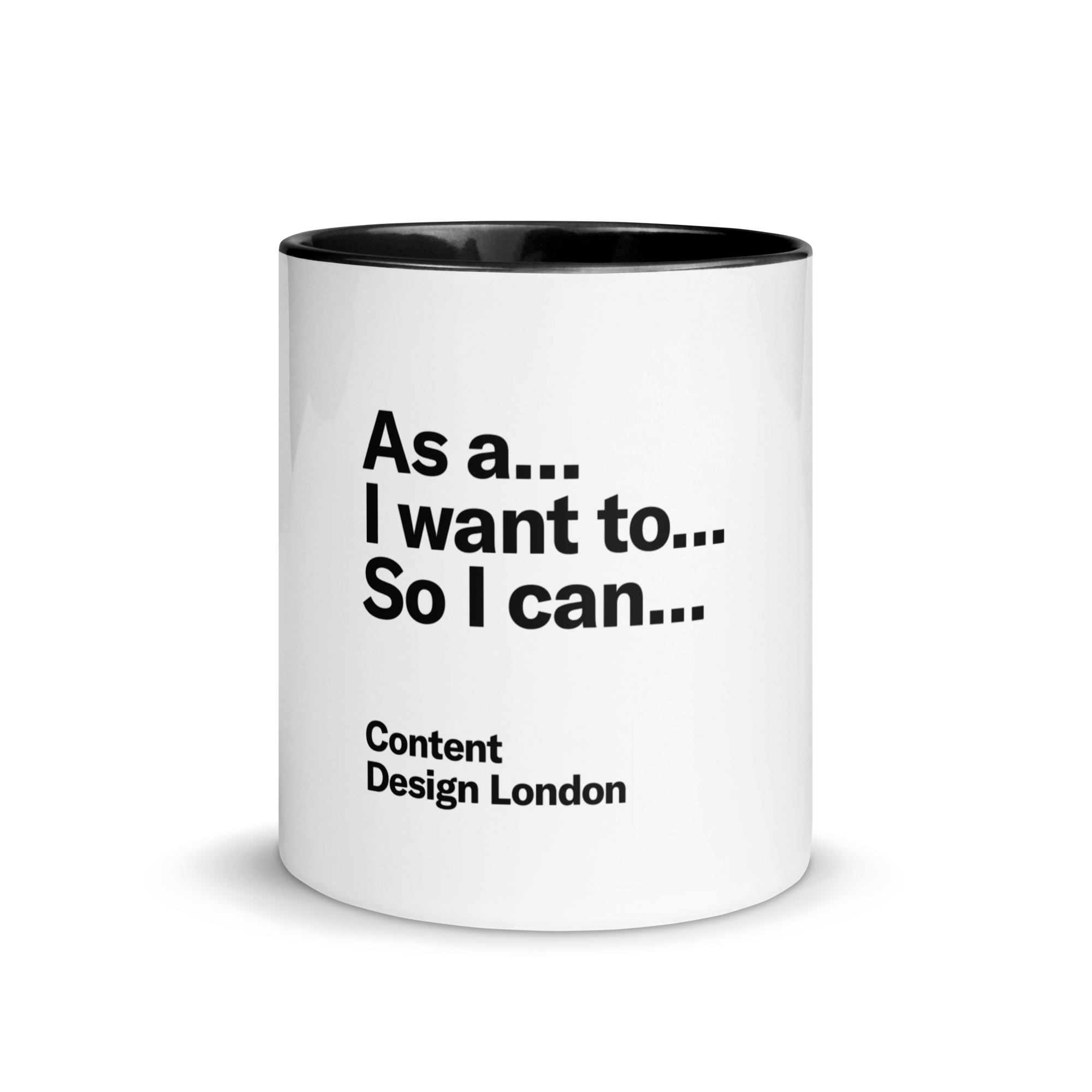 User story format mug