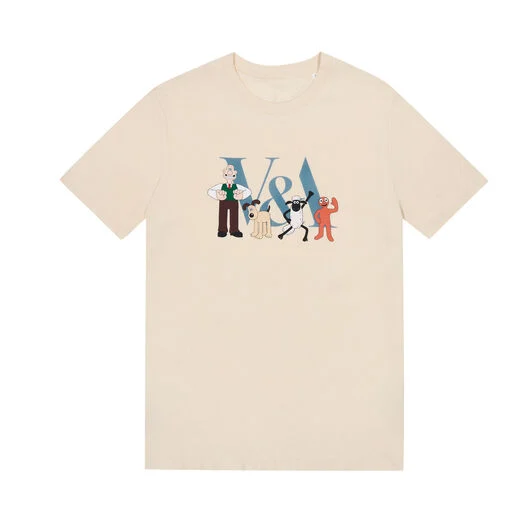 Wallace & Gromit and friends V&A adult t-shirt