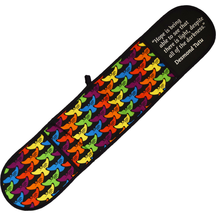 Desmond Tutu double oven glove