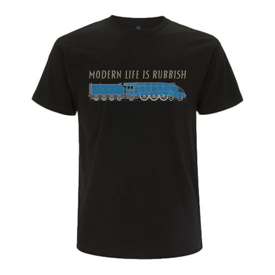 modern life is rubbish train t-shirt