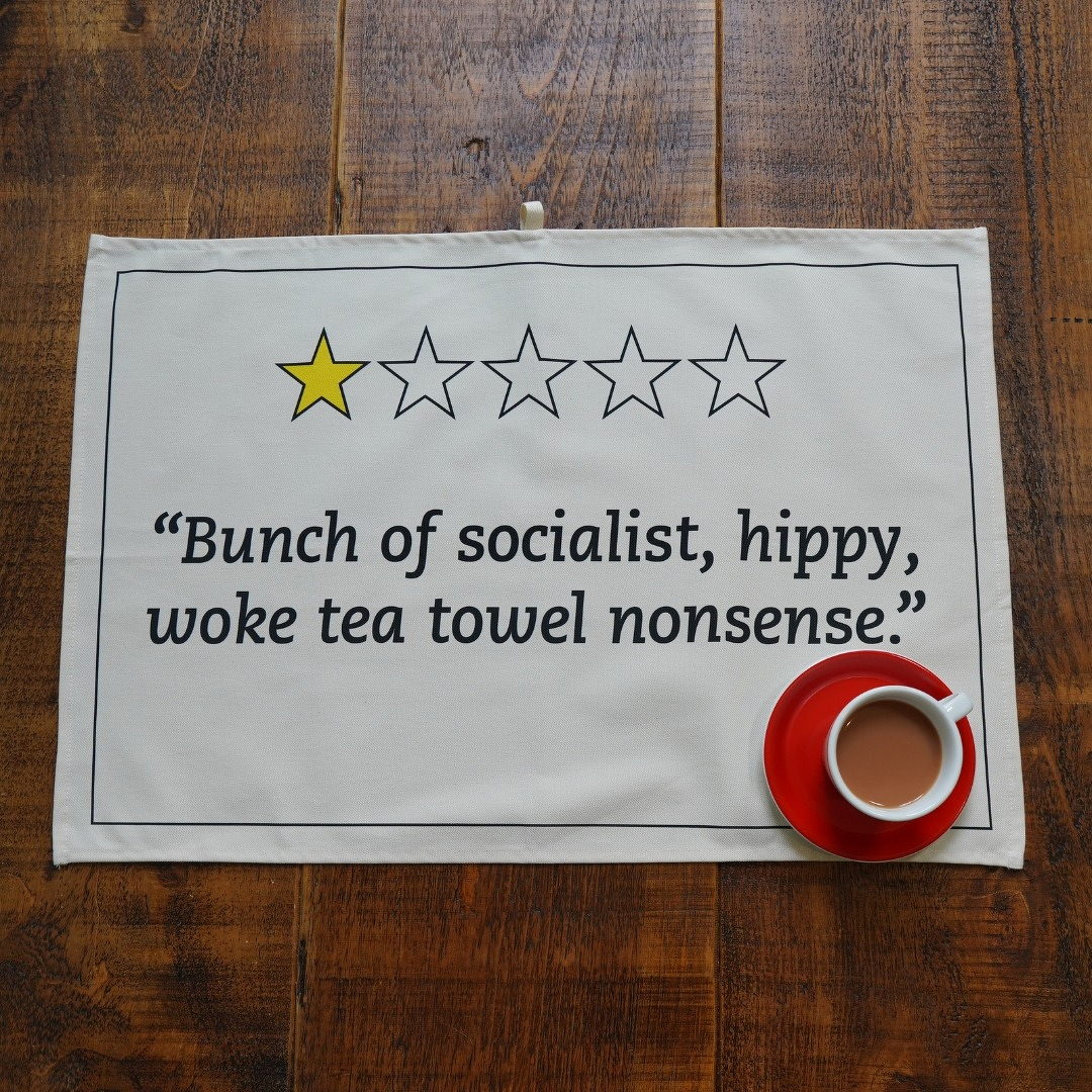 Woke Tea Towel Nonsense tea towel