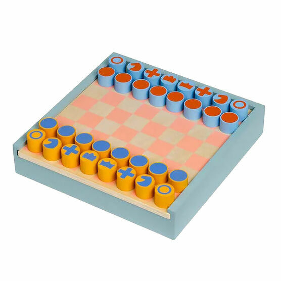 2-in 1 Chess & draughts set