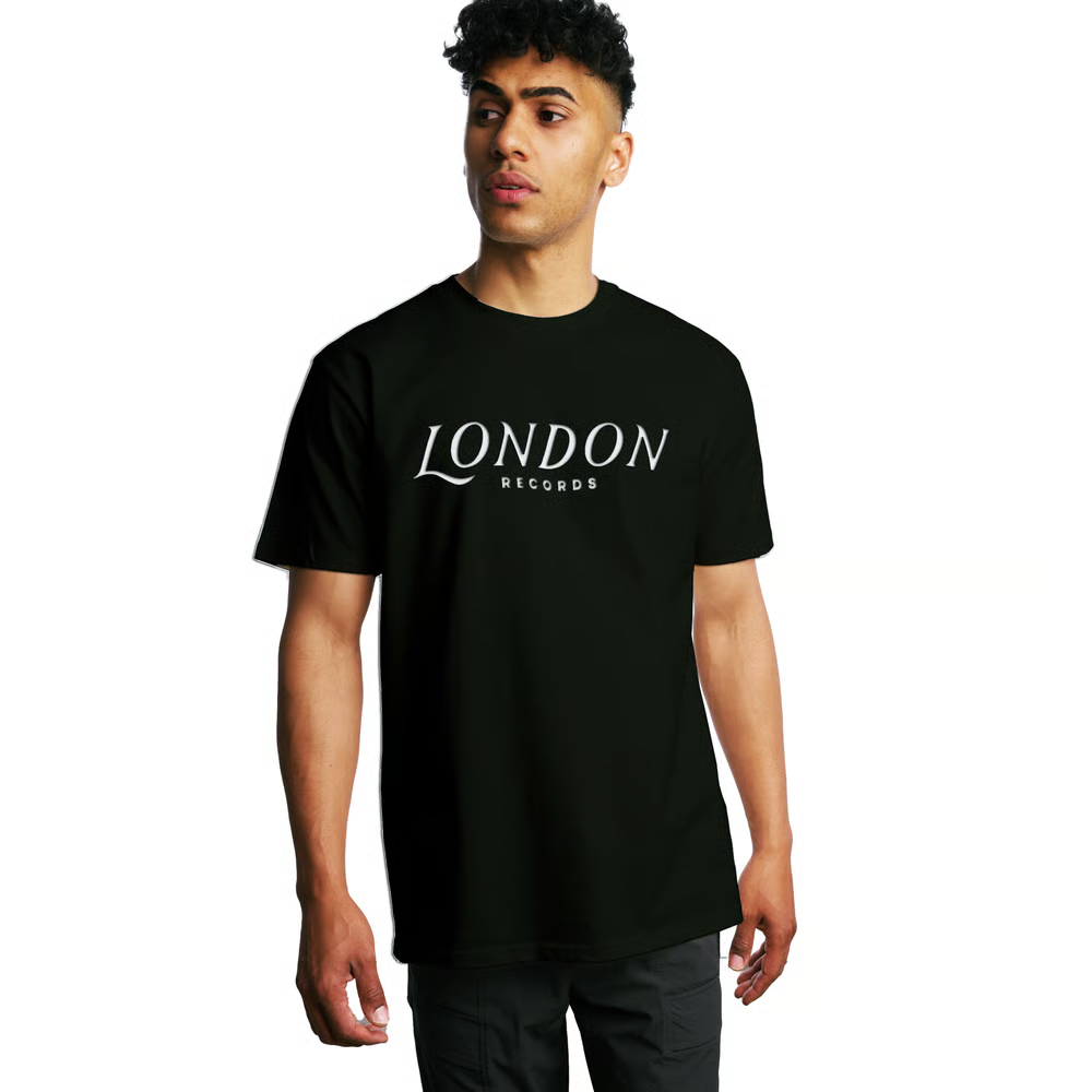 London Records Classic Logo Tee (Black)