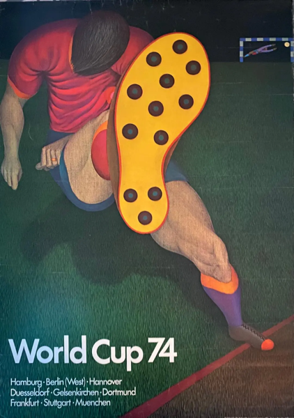Original rare World Cup 1974 poster 