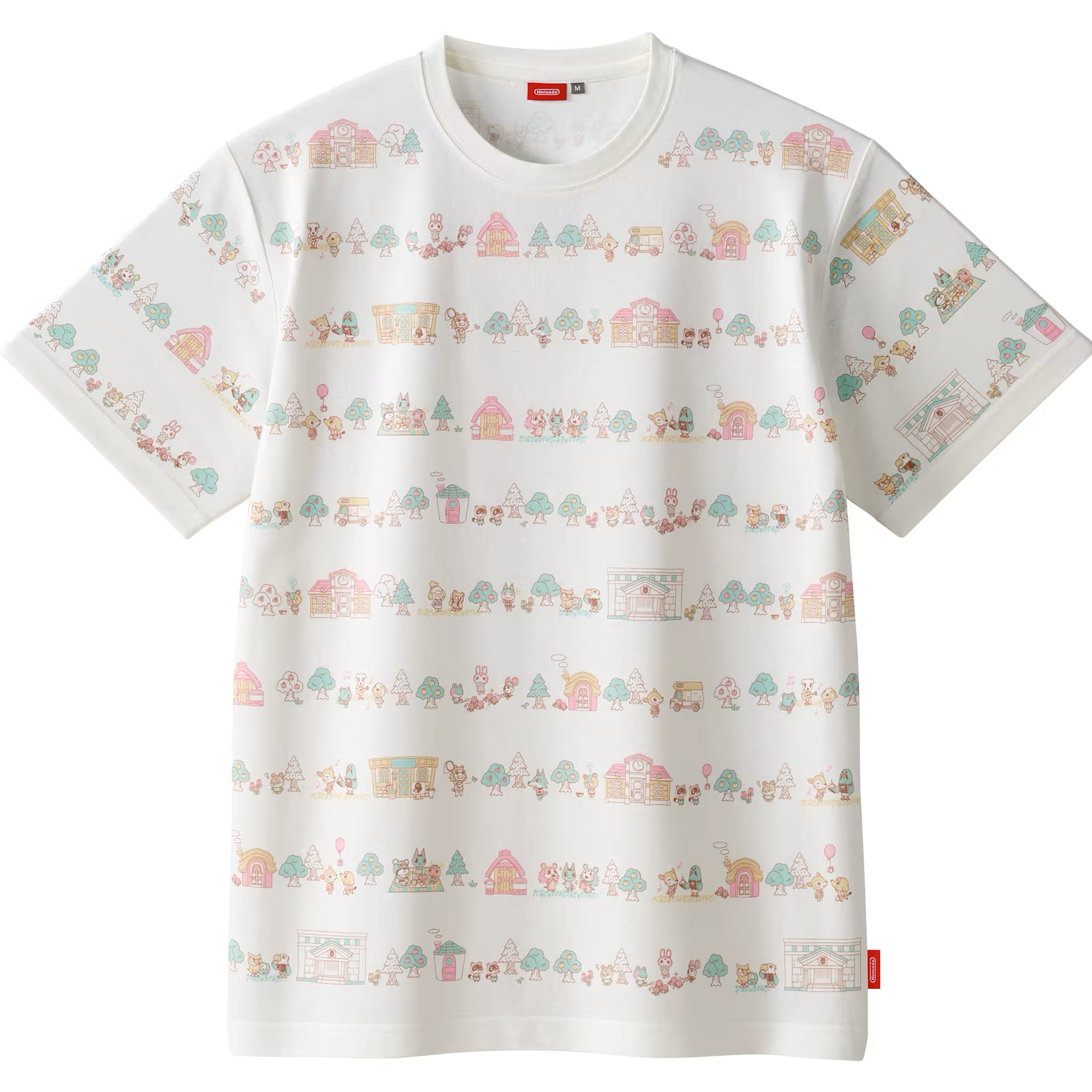 Animal Crossing Patterned T-Shirt (Adult)