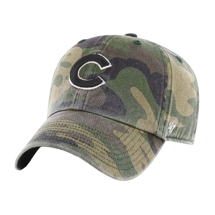 IvyShopChicagoCubs_16.jpg Chicago Cubs Camo Cleanup Adjustable Cap by '47 Brand