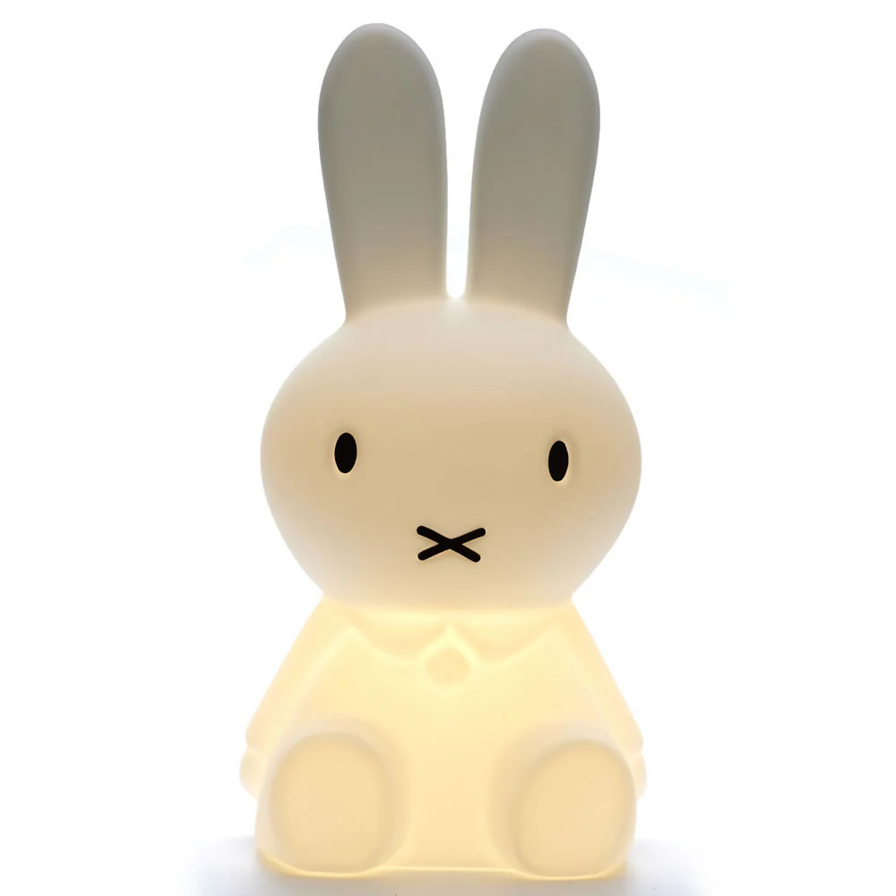 miffy lamp (2 size options) - gentle glow night light for bedrooms