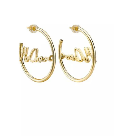 Mo Chroí Hoops - Gold