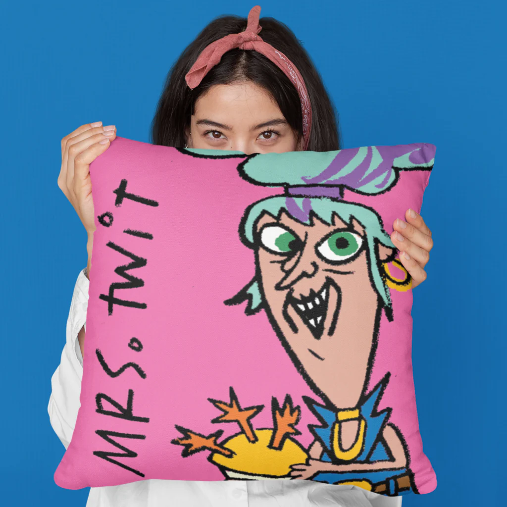 Mrs. Twit Cushion