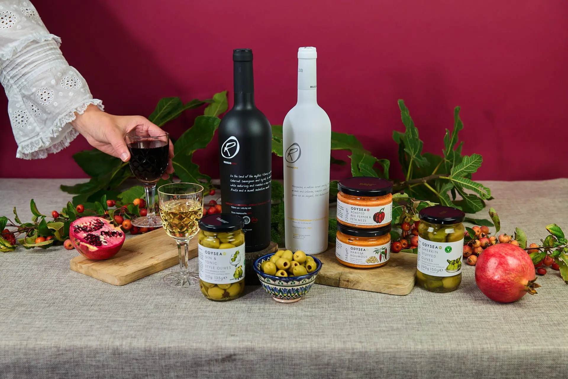 Odysea Greek Wine & Meze Hamper