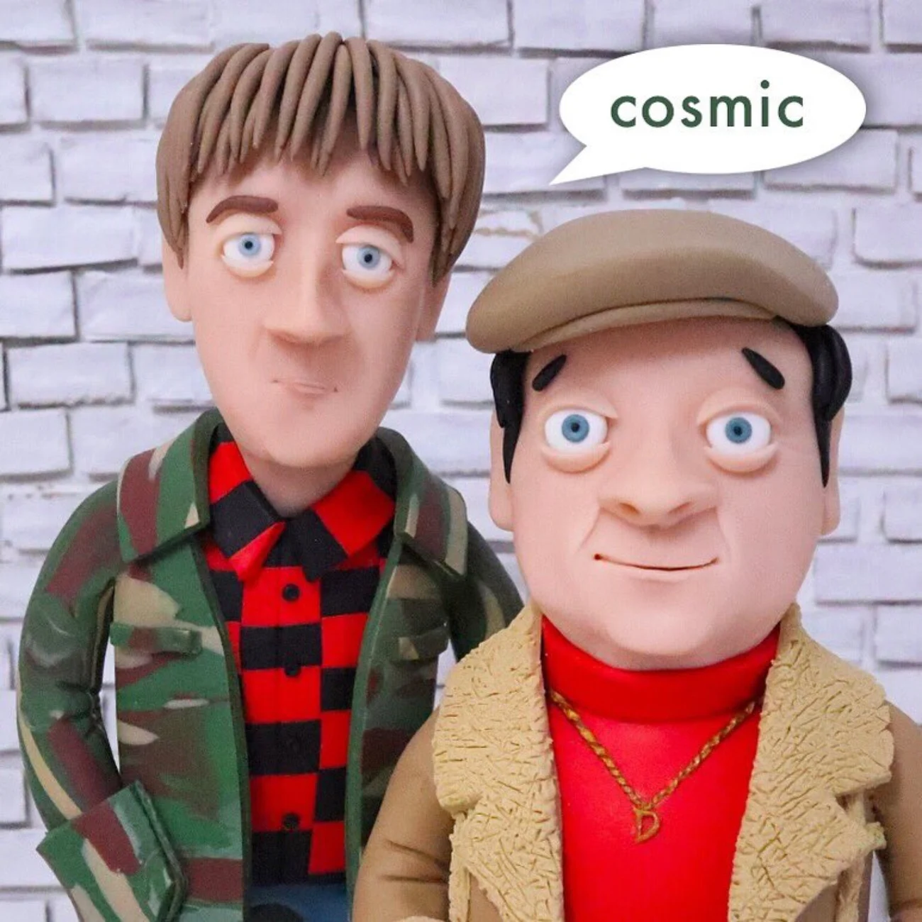 Only Fools & Horses Polymer Clay Portrait