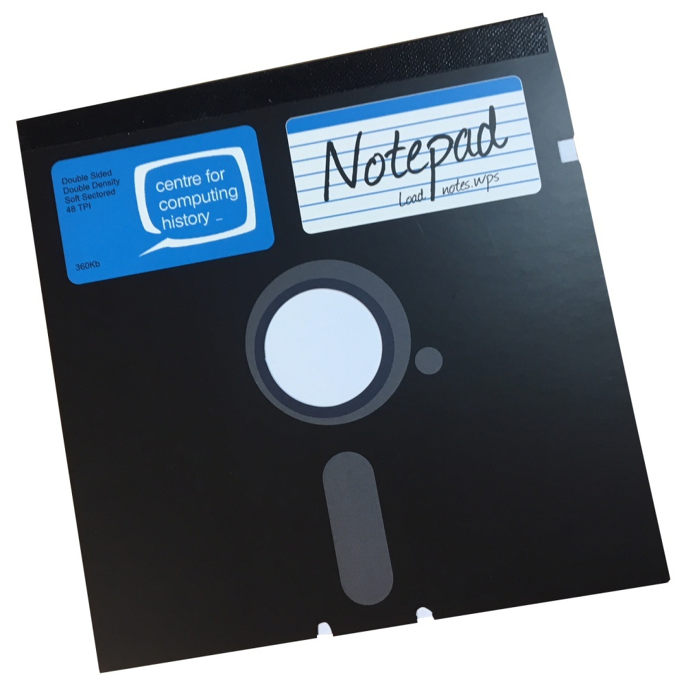 Floppy Disk Notepad