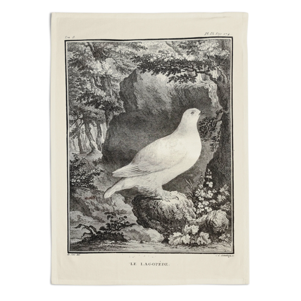 Ptarmigan_tea_towel_-_natural_70_size.jpg.png Scottish birds - Ptarmigan tea towel (natural colour)