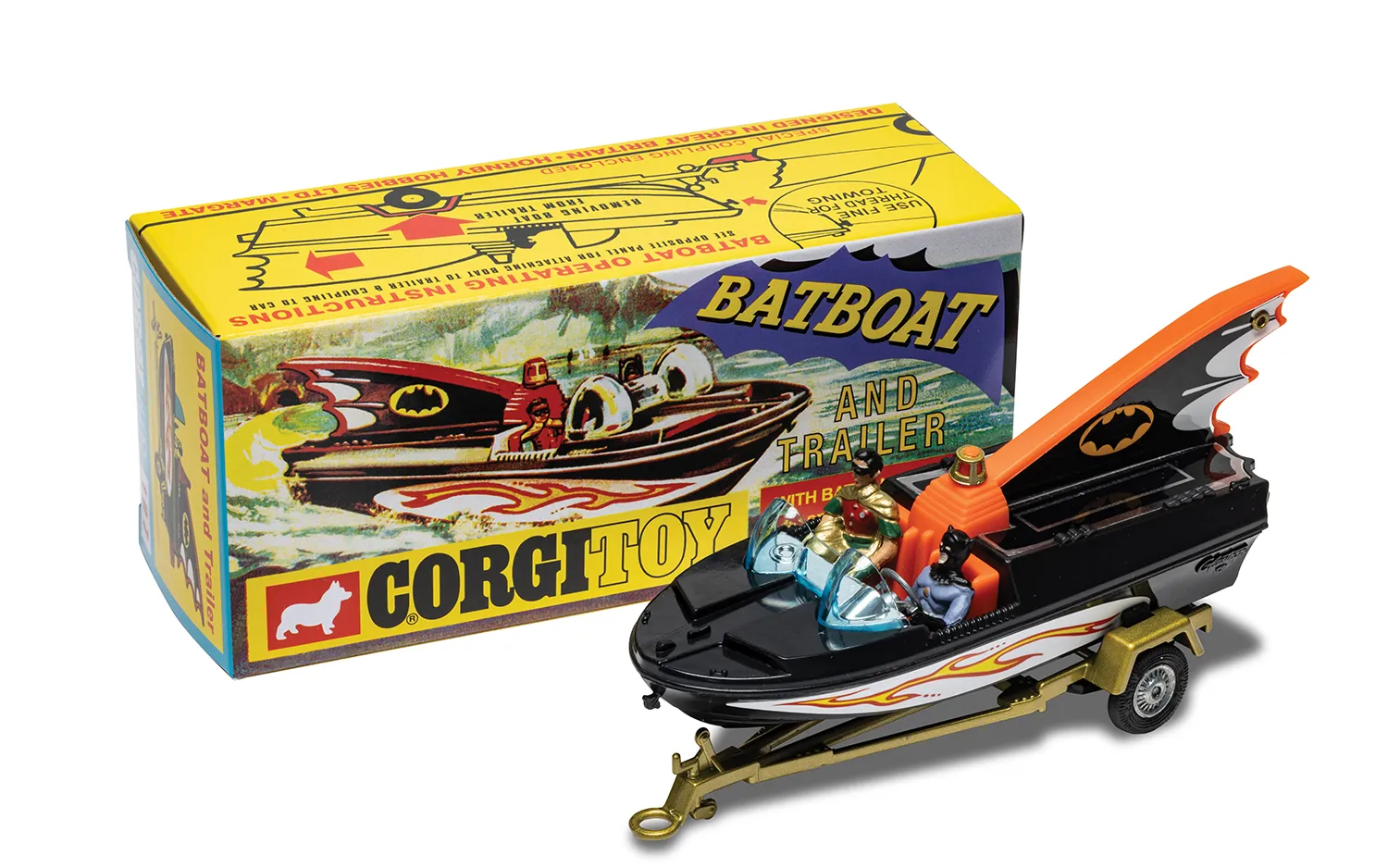 Bat Boat With Batman & Robin (Reissue)