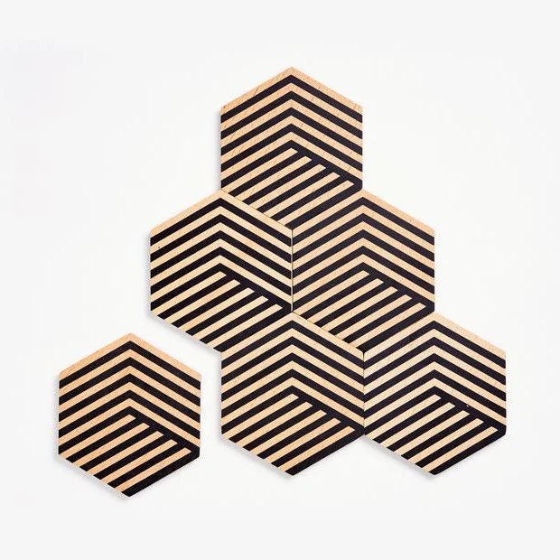 Table Tile Optic Coasters
