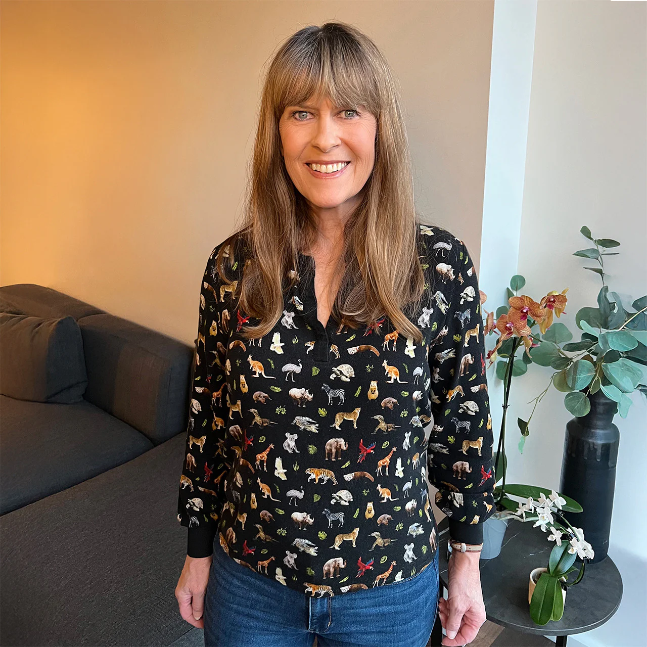 Terri's Animal Blouse