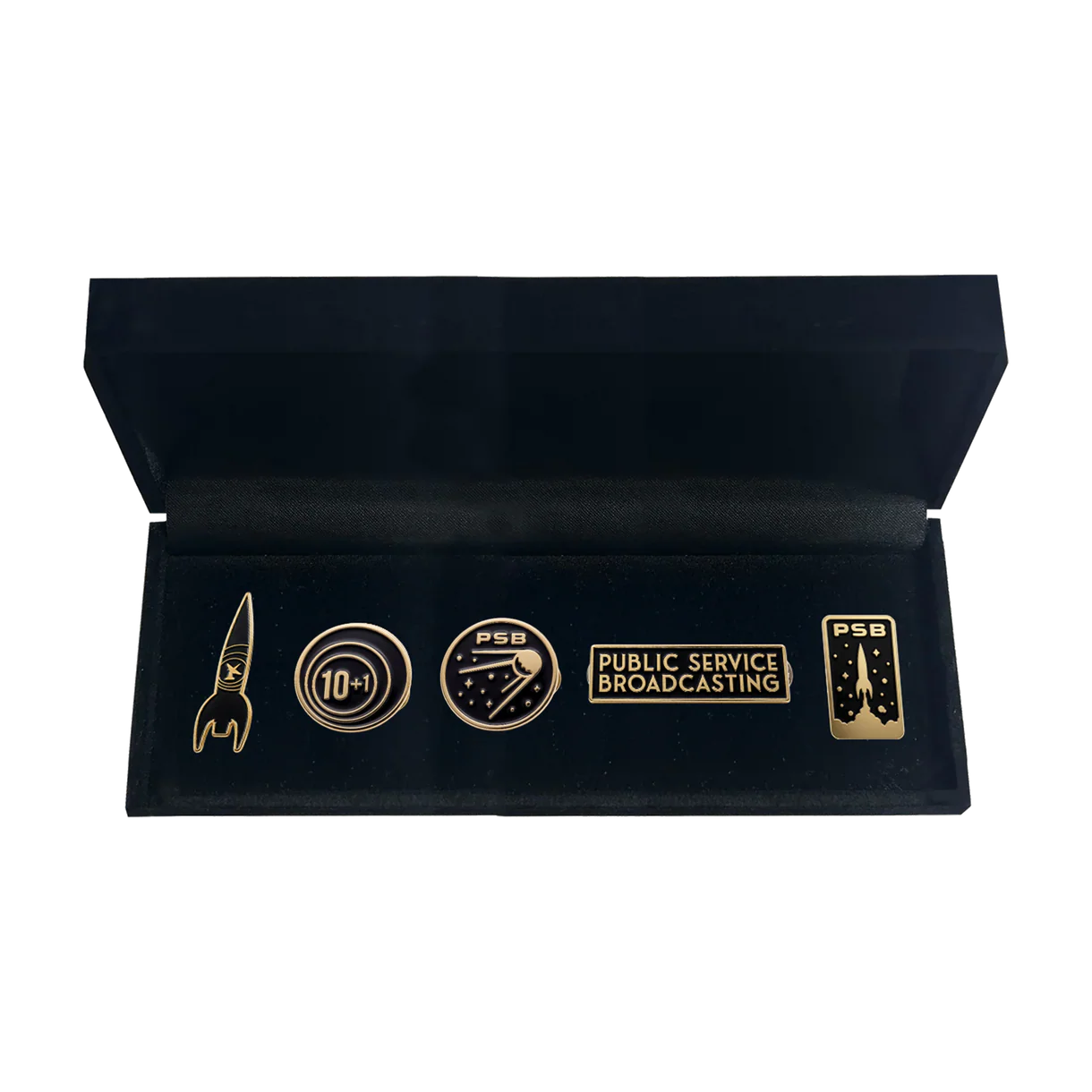 TRFS 10+1 Anniversary Pin Set (5x Pins + Box)