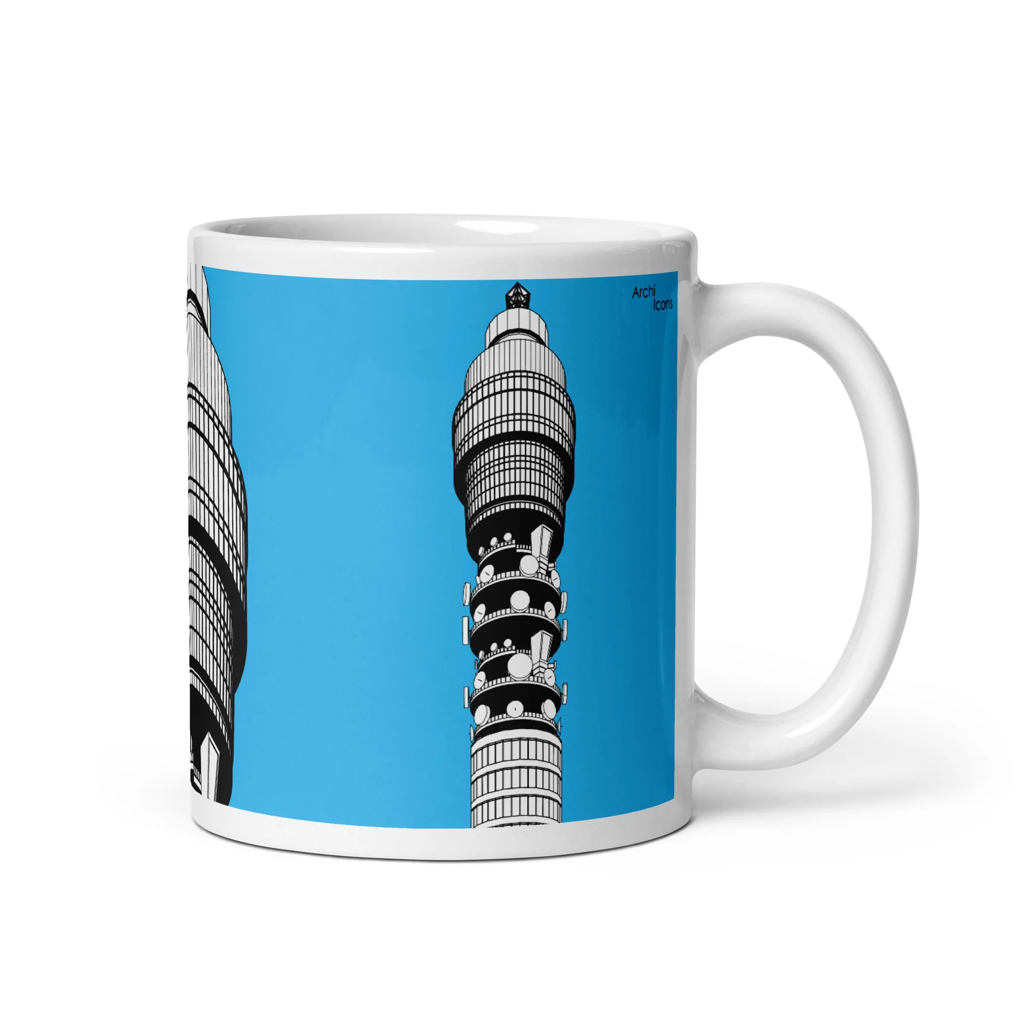 BT Tower Blue Mug